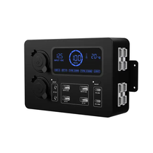 Load image into Gallery viewer, 12V Mini Power Box - 2 x Anderson, 6 x USB & 2 x Cig Sockets