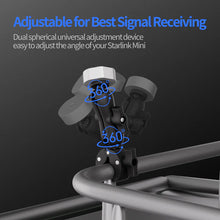 Load image into Gallery viewer, Starlink Mini Clamp Mount with 360° Adjustable Arm & Tripod Adapter