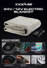 Load image into Gallery viewer, KickAss 24V / 12V Electric Blanket