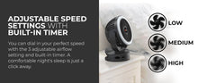 Load image into Gallery viewer, KickAss Portable 5V Clip Fan with White LED Light