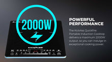 Load image into Gallery viewer, KickAss Quickfire 2000W Portable Induction Cook top
