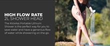 Load image into Gallery viewer, KickAss Portable Camping Shower with Lithium Battery