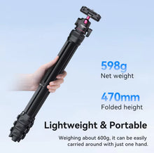 Load image into Gallery viewer, Compact Alloy Tripod For Starlink Mini, GoPro or Camera