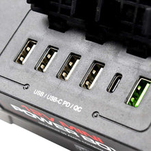 Load image into Gallery viewer, KickAss Mini 12V Control Box - 2 x Anderson, 6 x USB & 3 x Cig Sockets
