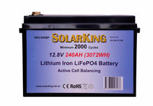 Load image into Gallery viewer, SolarKing 240AH lithium battery