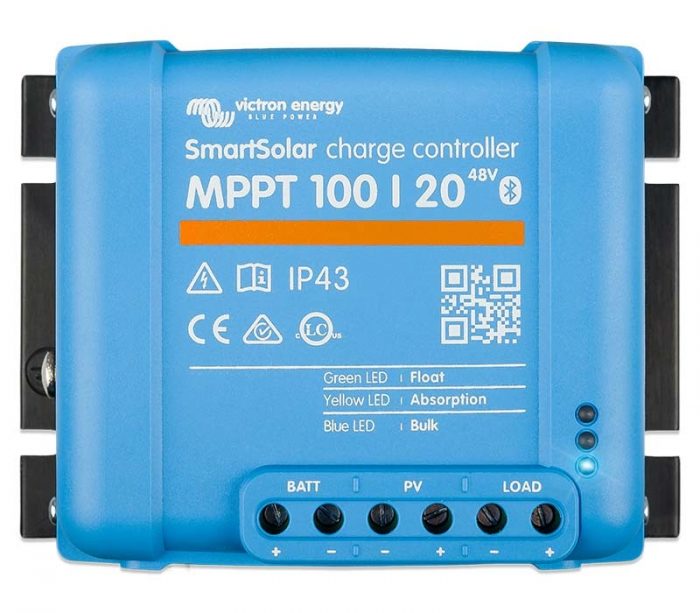 Victron 12v/24v/48v 20 Amp MPPT Smart Solar Charge Controller 100/20