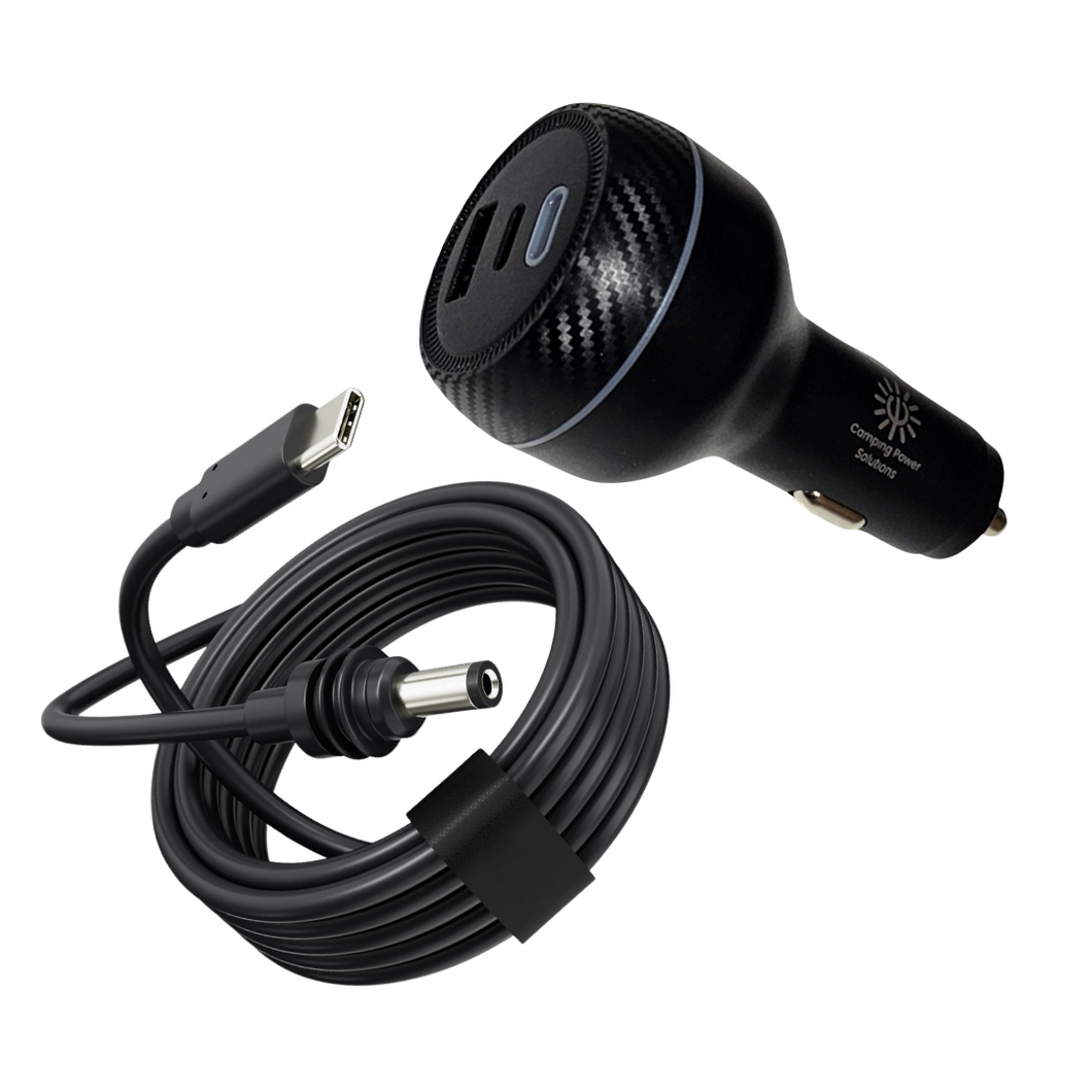 Starlink Mini 12v Cigarette Socket Power Supply With USB-C to DC Cable