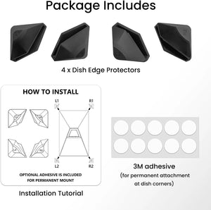 STARGEAR Gen 3 Starlink Dish Edge Protectors