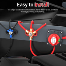 Load image into Gallery viewer, 12V Power Distribution Block – Positive or Negative | 250A | Single Stud Terminal
