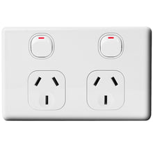 Load image into Gallery viewer, Double Pole Double Power Point – 10A 250V | Caravan-Ready
