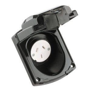 Clipsal Waterproof Outlet 3 pin 240v 10A IP34 White or Black