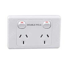 Load image into Gallery viewer, Double Pole Double Power Point – 10A 250V | Caravan-Ready
