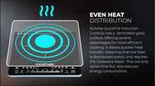 Load image into Gallery viewer, KickAss Quickfire 2000W Portable Induction Cook top
