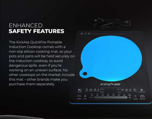 KickAss Quickfire 2000W Portable Induction Cook top