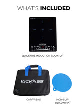 Load image into Gallery viewer, KickAss Quickfire 2000W Portable Induction Cook top
