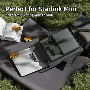 hard shell mini backpack Starlink Mini Hard Shell Travel Backpack with TSA Lock & USB Charging – Camping Power Solutions