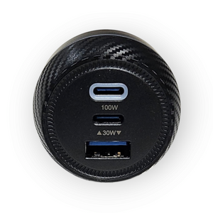 130W Starlink Mini + Laptop Cigarette Socket Charger 100w PD 30w USB-C + USB 3.0