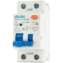 Load image into Gallery viewer, RCBO – Type A, 2 Pole 16A | Combined RCD + Circuit Breaker Protection
