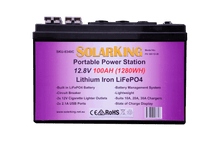 Load image into Gallery viewer, SolarKing 100Ah Lithium Iron portable power system
