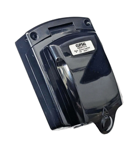 Clipsal Inlet socket 3 pin 240v 15A IP34 White or Black