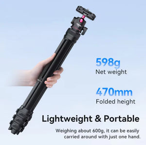 Compact Alloy Tripod For Starlink Mini, GoPro or Camera