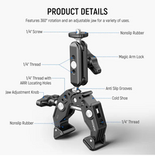 Load image into Gallery viewer, Multi-Functional Super Clamp With Magic Arm
