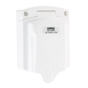 Clipsal Waterproof Outlet 3 pin 240v 10A IP34 White or Black