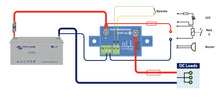 Load image into Gallery viewer, Wiring diagram for Victron Smart BatteryProtect 12/24V 65A – Bluetooth-programmable load disconnect device
