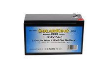 Load image into Gallery viewer, SolarKing 12v 7AH Lithium Battery
