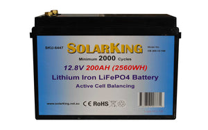 SolarKing 12v 200AH lithium battery